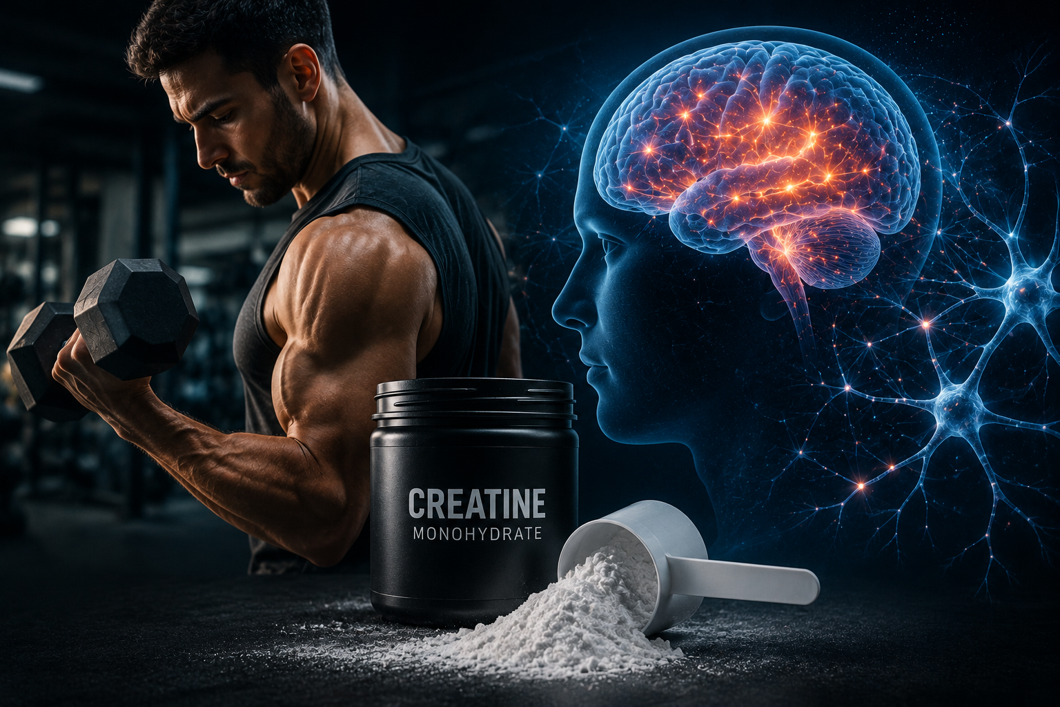 Beyond Bodybuilding: Why Creatine is Essential for Muscle Retention and Brain Health